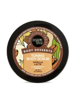 Clearance Body Desserts Toning Body Scrub Vanilla Latte Everything Shower|Scent Layering Vanilla