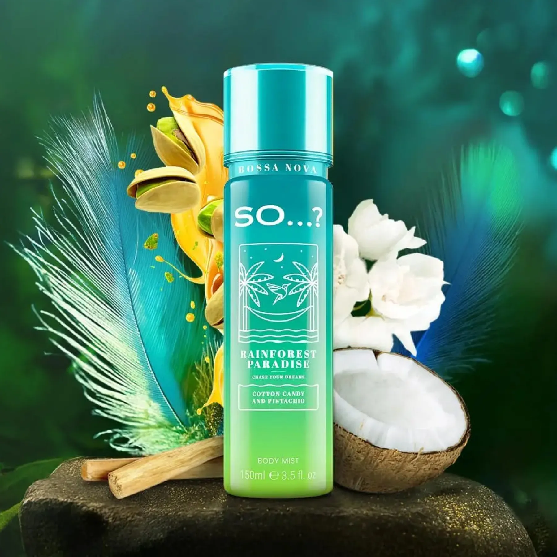 New Body Mist Bossa Nova Rainforest Paradise Everything Shower|Körpermist