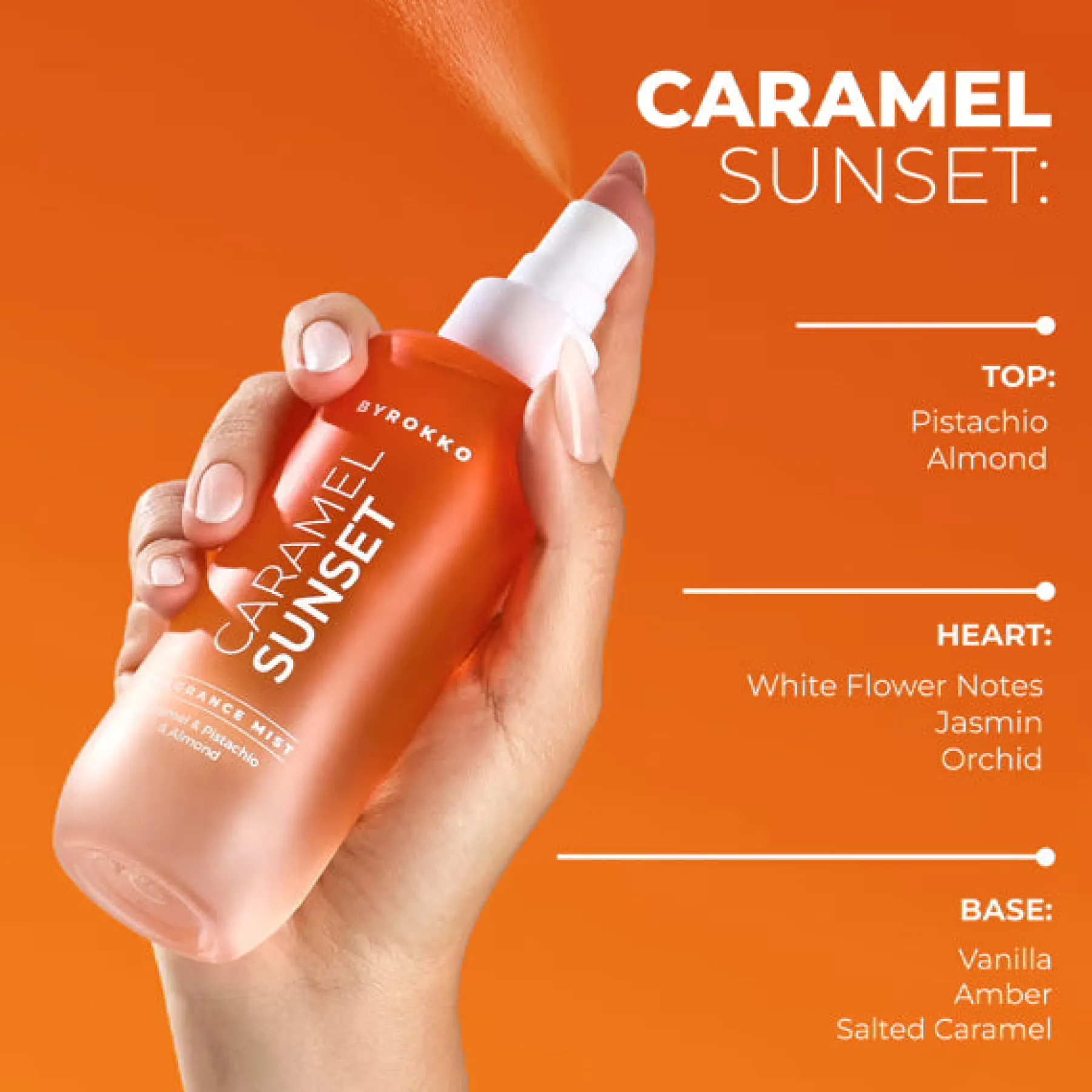 New Body Mist Caramel Sunset Everything Shower|Körpermist