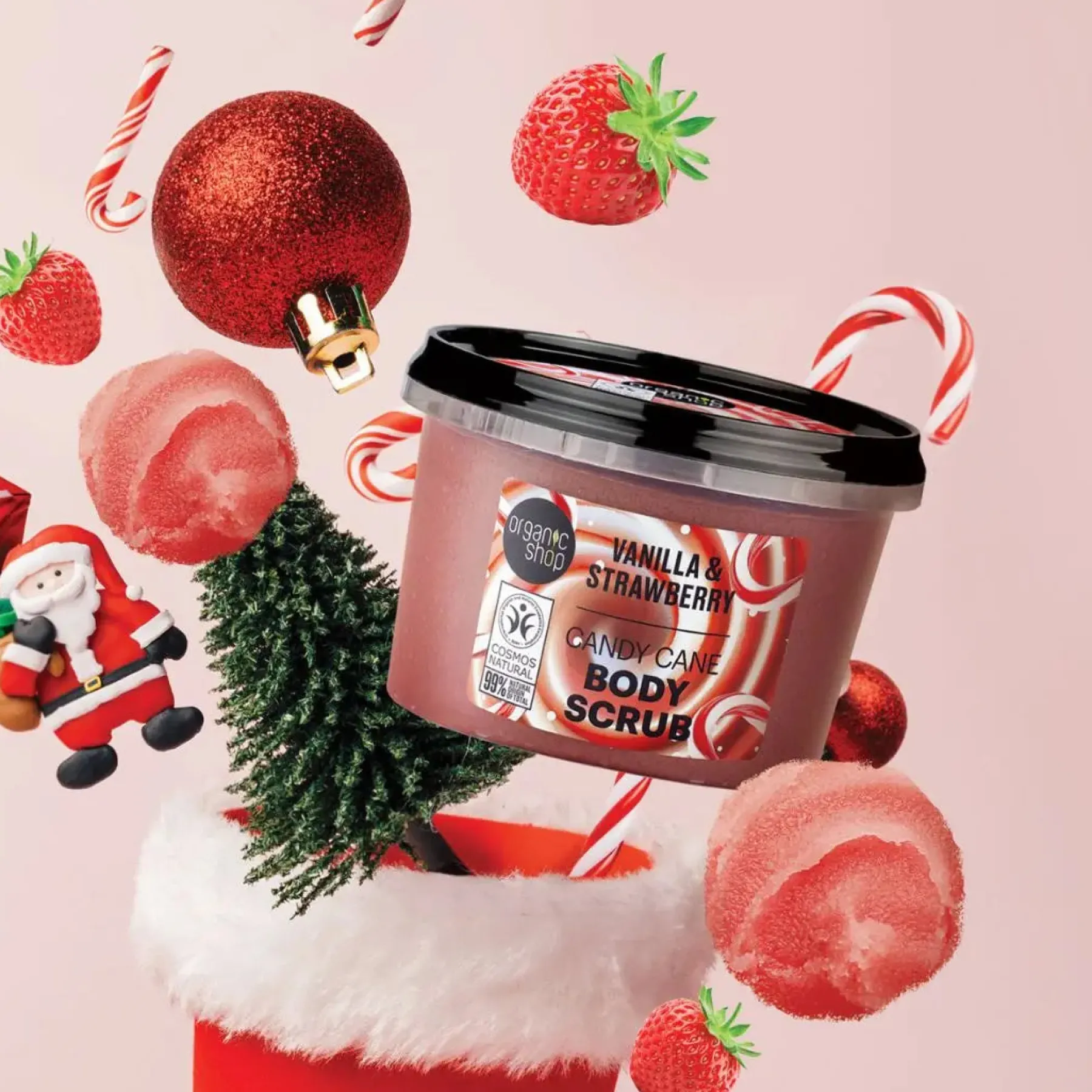 New Body Scrub Candy Cane Everything Shower|Scent Layering Vanilla