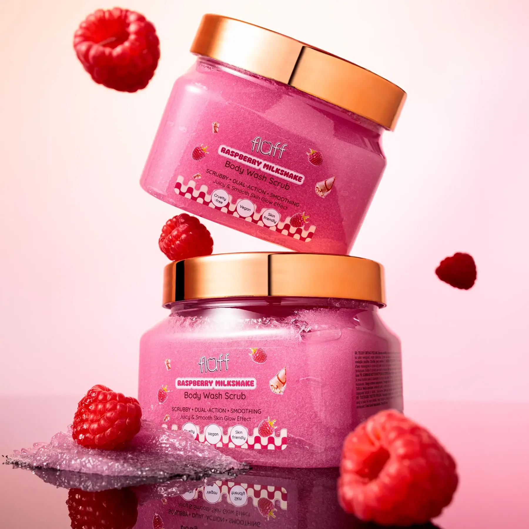 Online Body Scrub Raspberry Milkshake Körperpeelings|Everything Shower