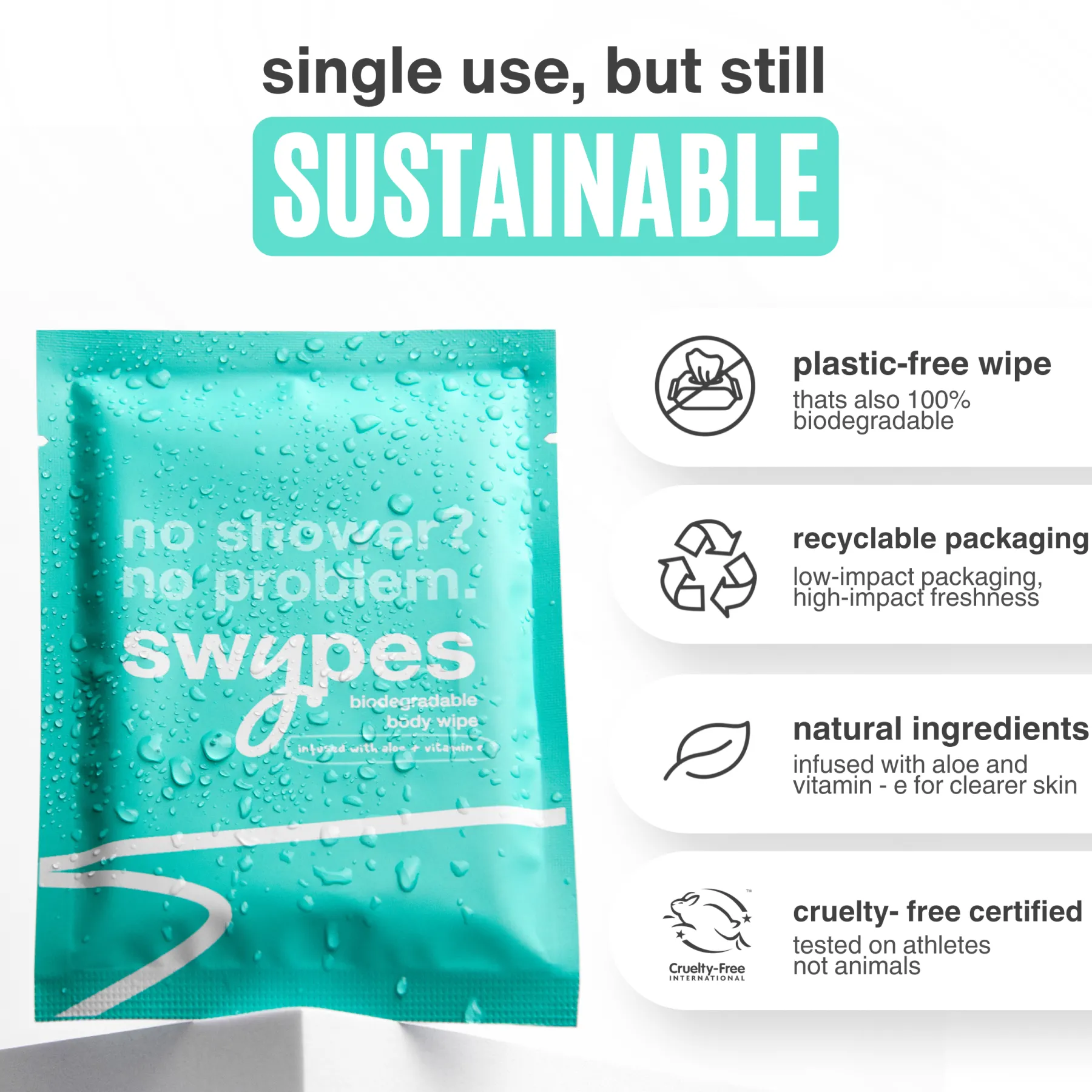 Discount Body Wipes 15 Pack Reisegröße|Hautprobleme