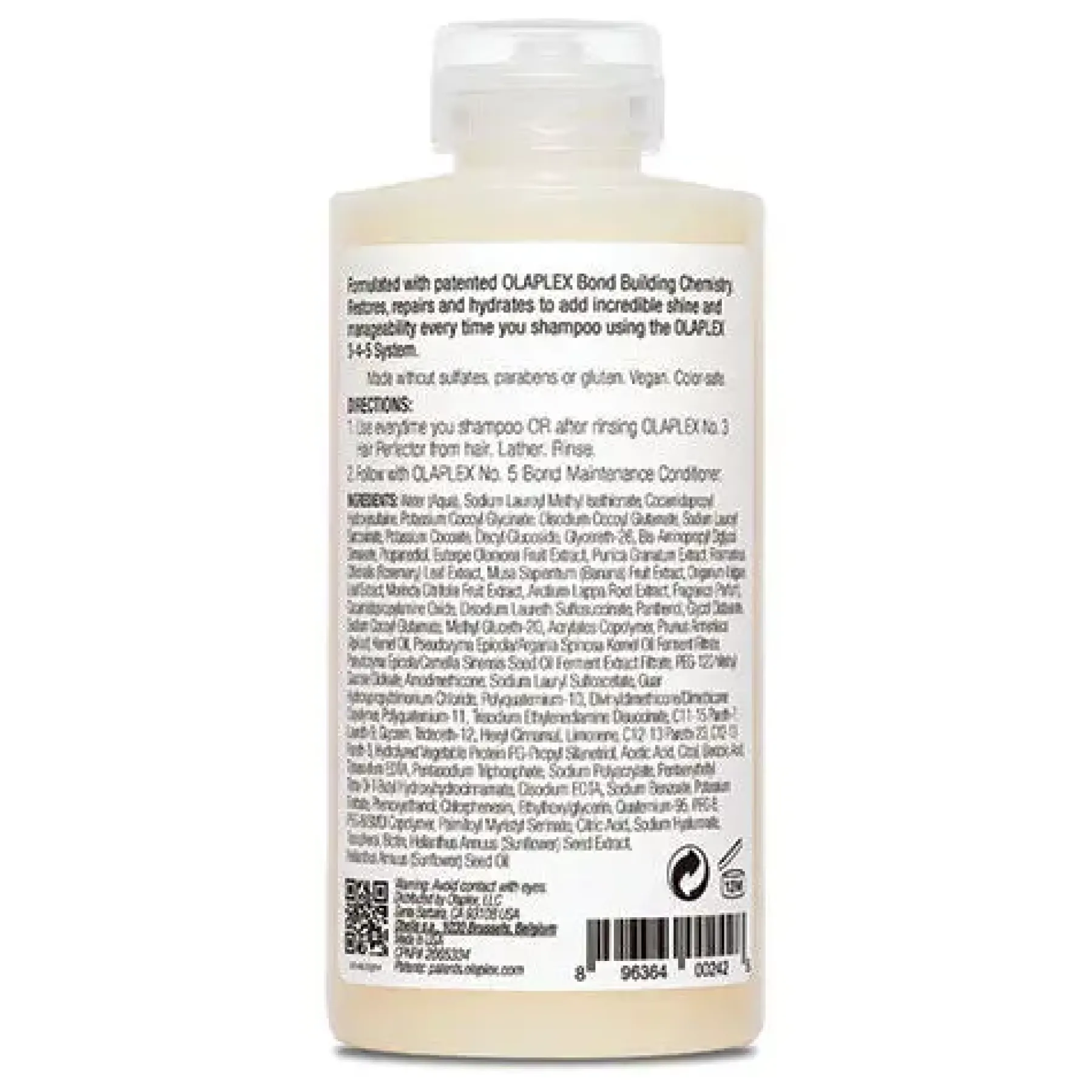 Hot Bond Maintenance Shampoo No. 4 Hauptzutat|Hoofdingrediënt Haircare