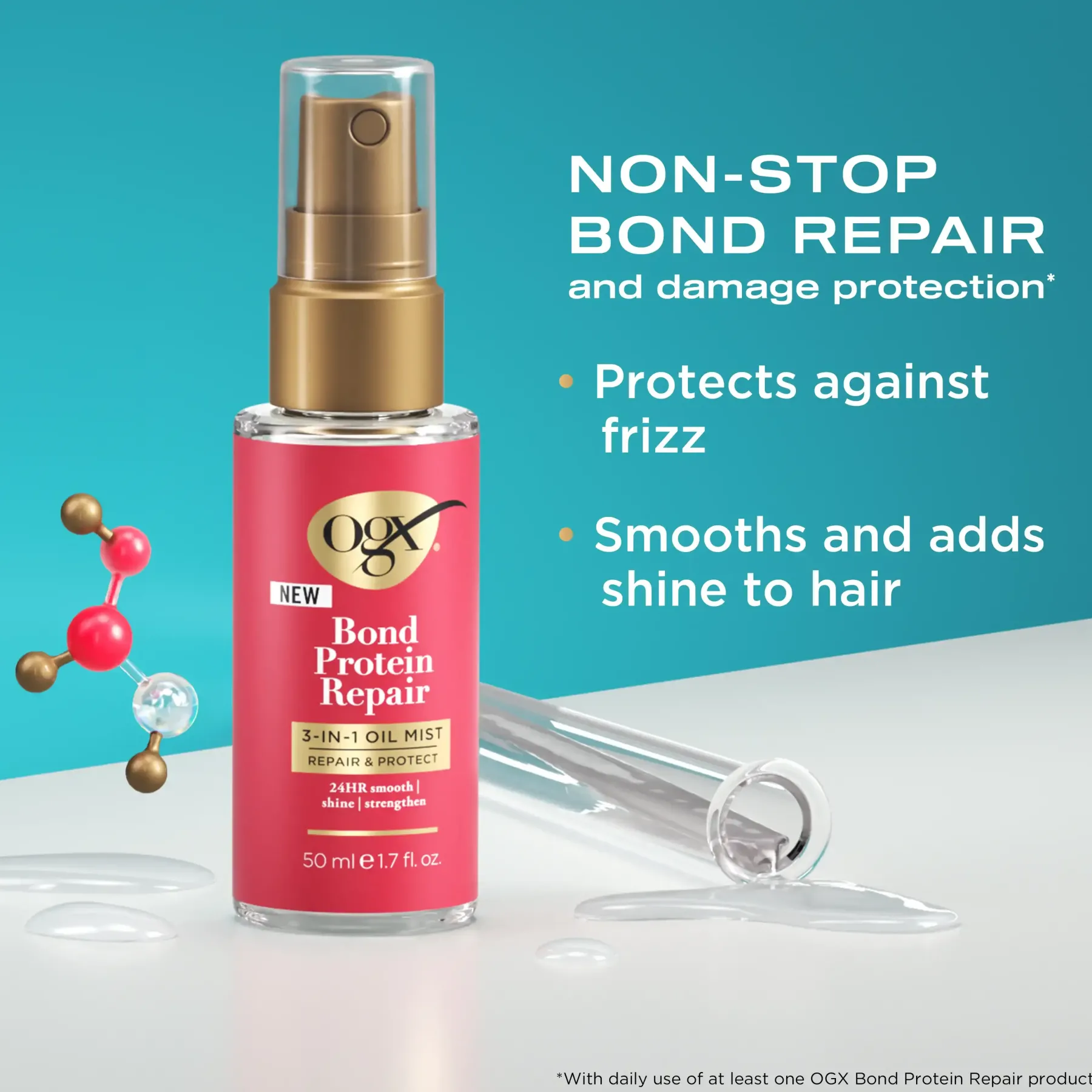 New Bond Protein Repair 3in1 Hair Oil Mist 11 Schritte Haarpflege Routine|Vegane Haarpflege
