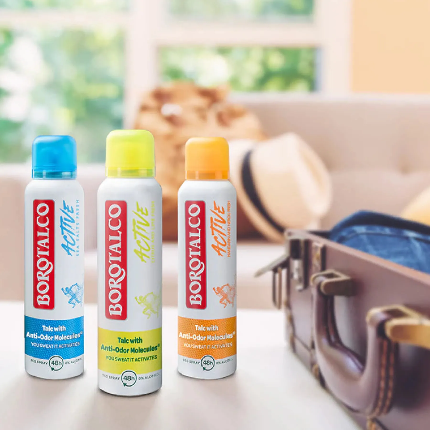 Clearance Active Deodorant Spray Mandarin and Neroli Scent Deodorant