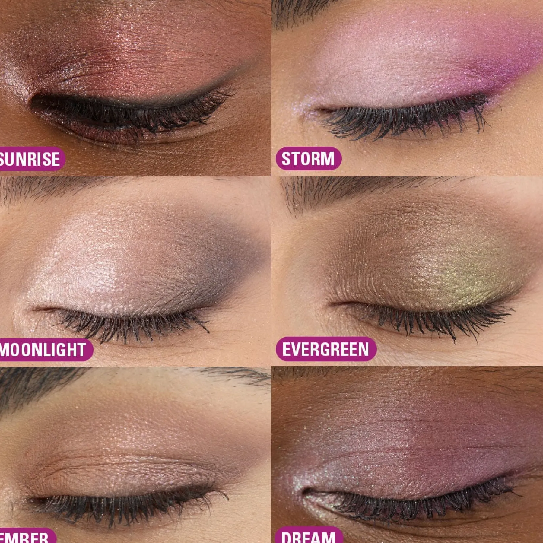 Bouncy Pop Shadow Palette Sunrise Lidschatten|Vegane Lidschatten