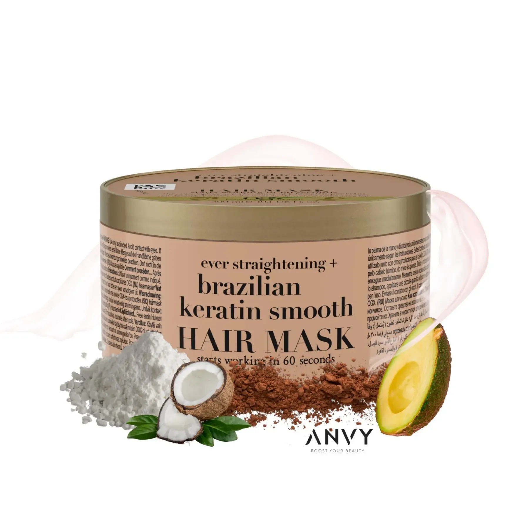 Clearance Brazilian Keratin Smooth Masker 11 Schritte Haarpflege Routine|Hauptzutat