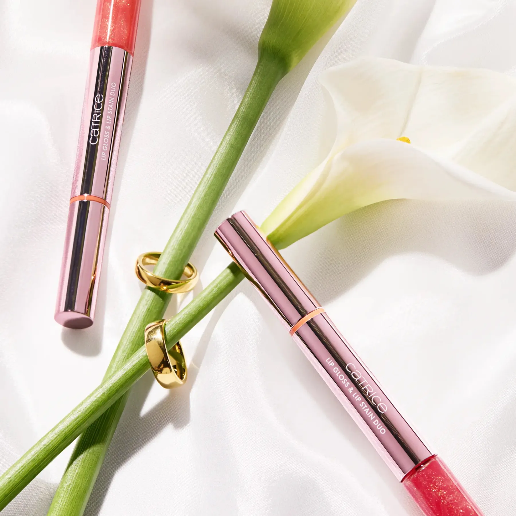 New Brides & Besties Lip Gloss & Lip Stain Duo C01 Apricot Promise Lip Stain|Lipgloss