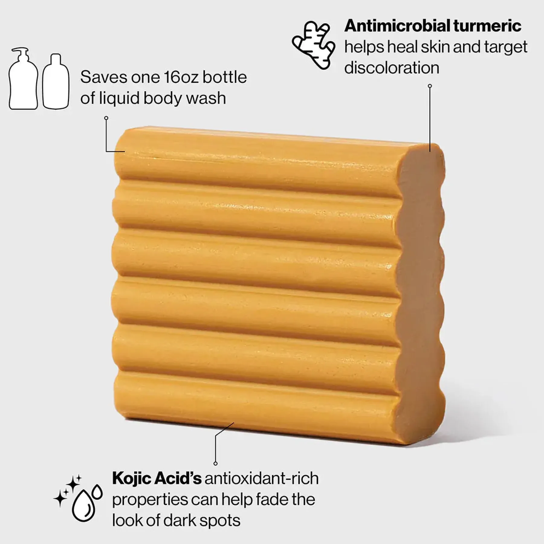 Brightening Kojic Acid Solid Face & Body Wash Soap Bars|Duschgel