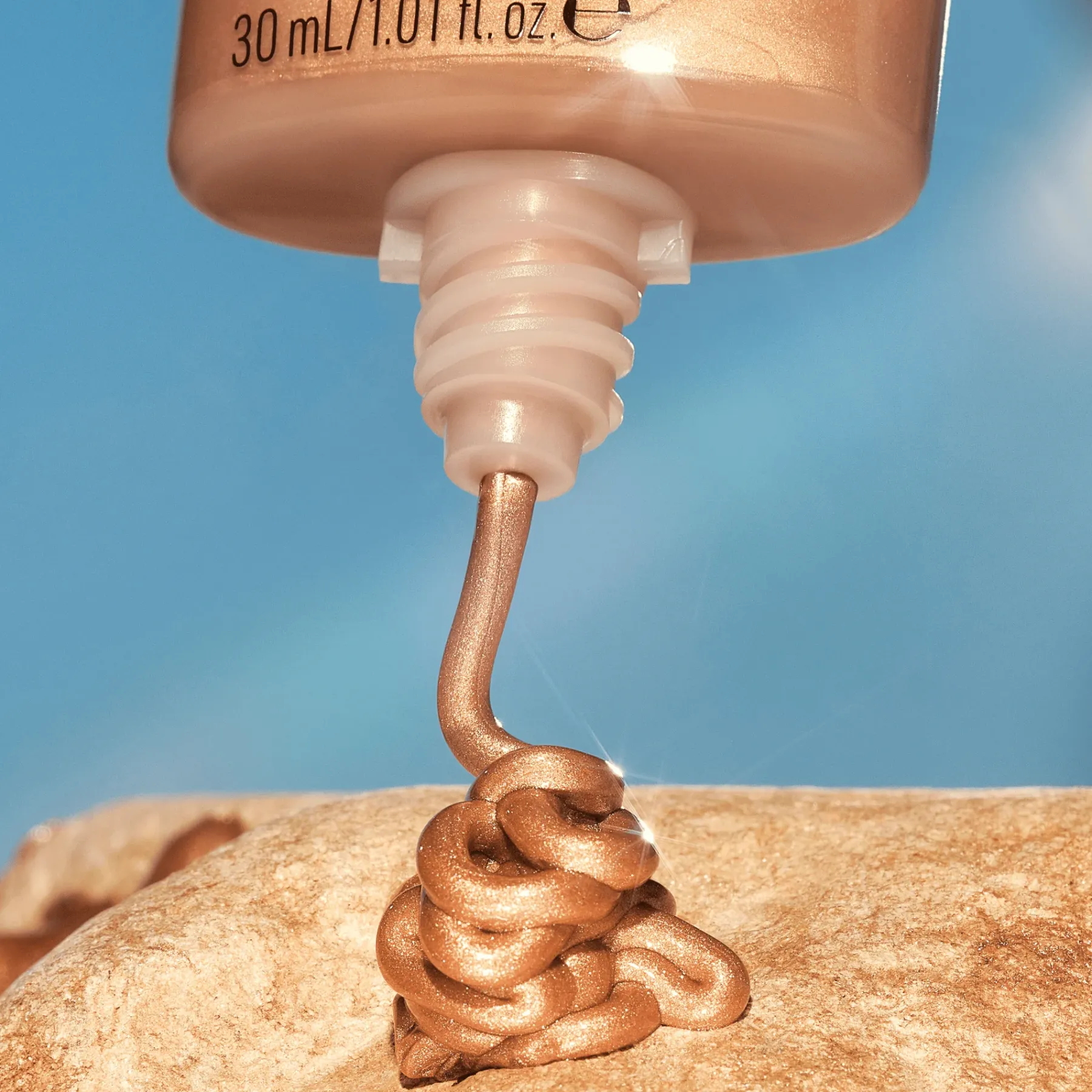 New Bronze Glow Grip Primer 010 Sun Glazed Bronzer