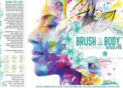 New Brush and Body Wash Face, Body and Brush Soap by Jest Paint Schminke|Schminke