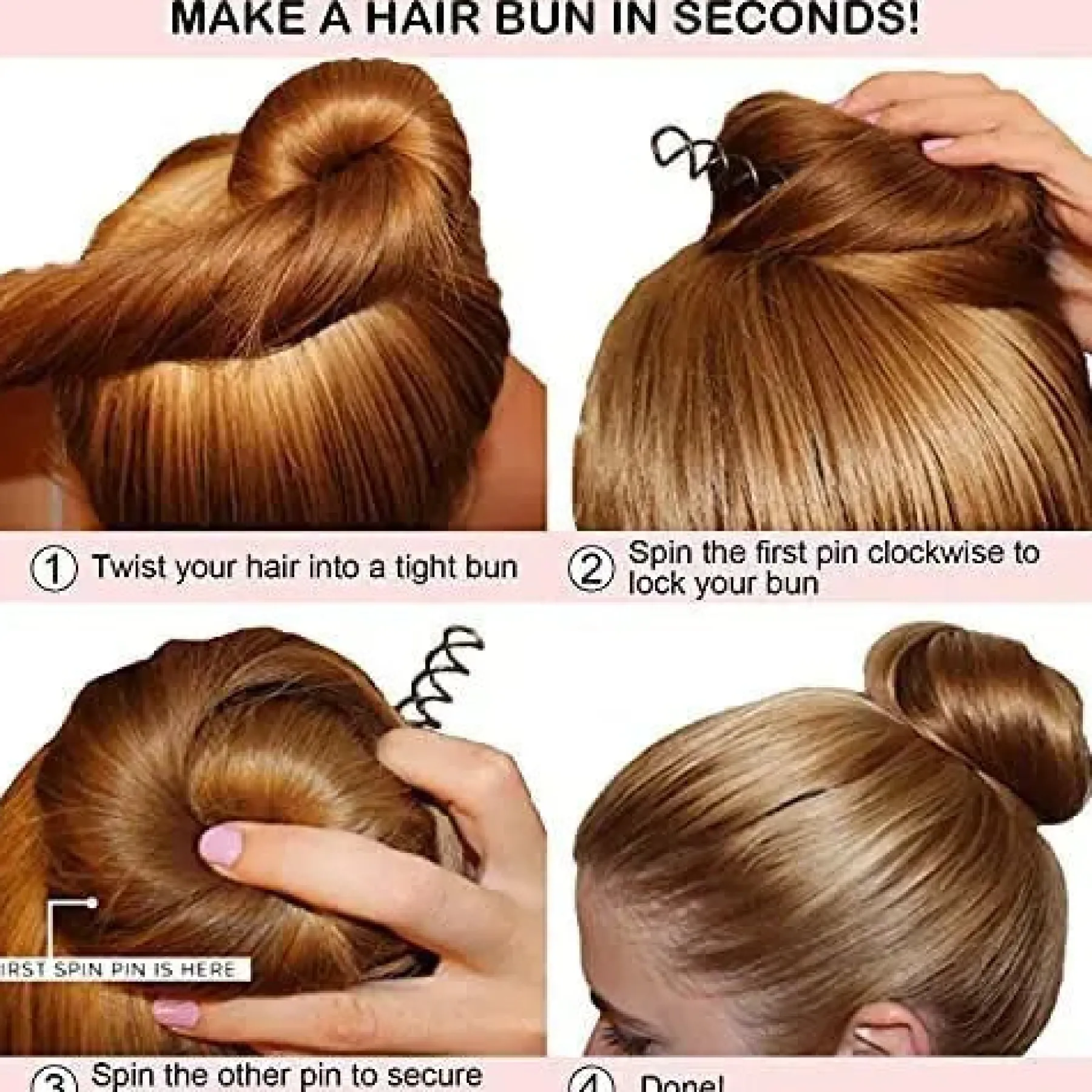 Clearance Bun Twist Brown Vegane Haarpflege