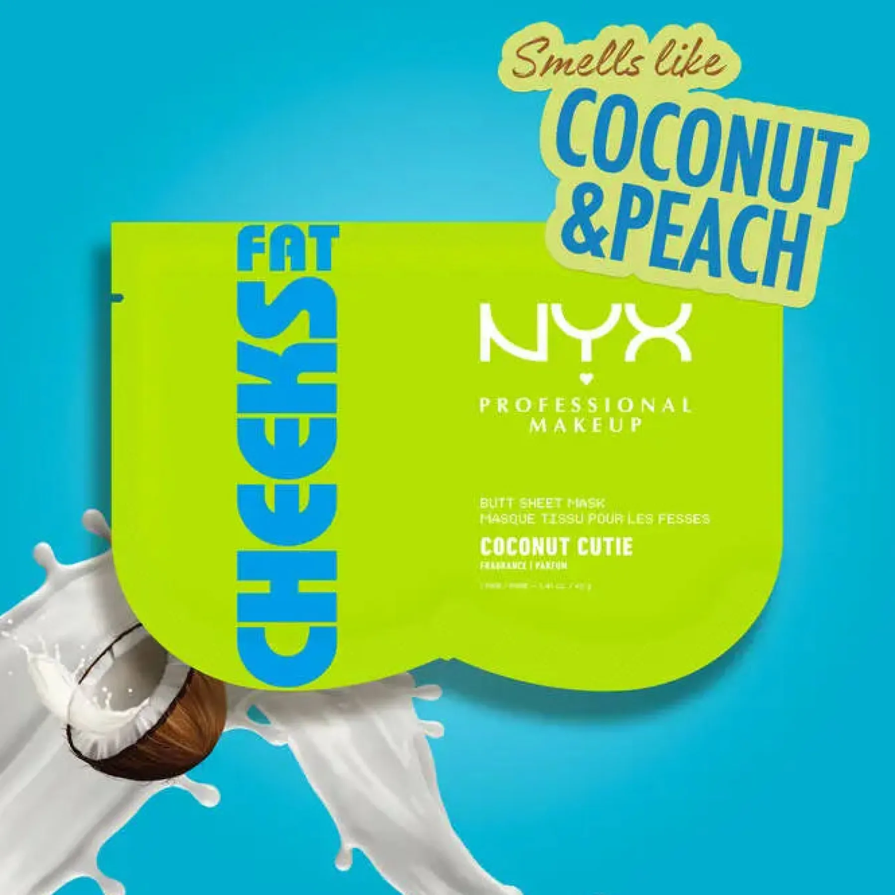 Butt Coconut Cutie Sheet Mask Vegan Pflege|Gesichtsmasken