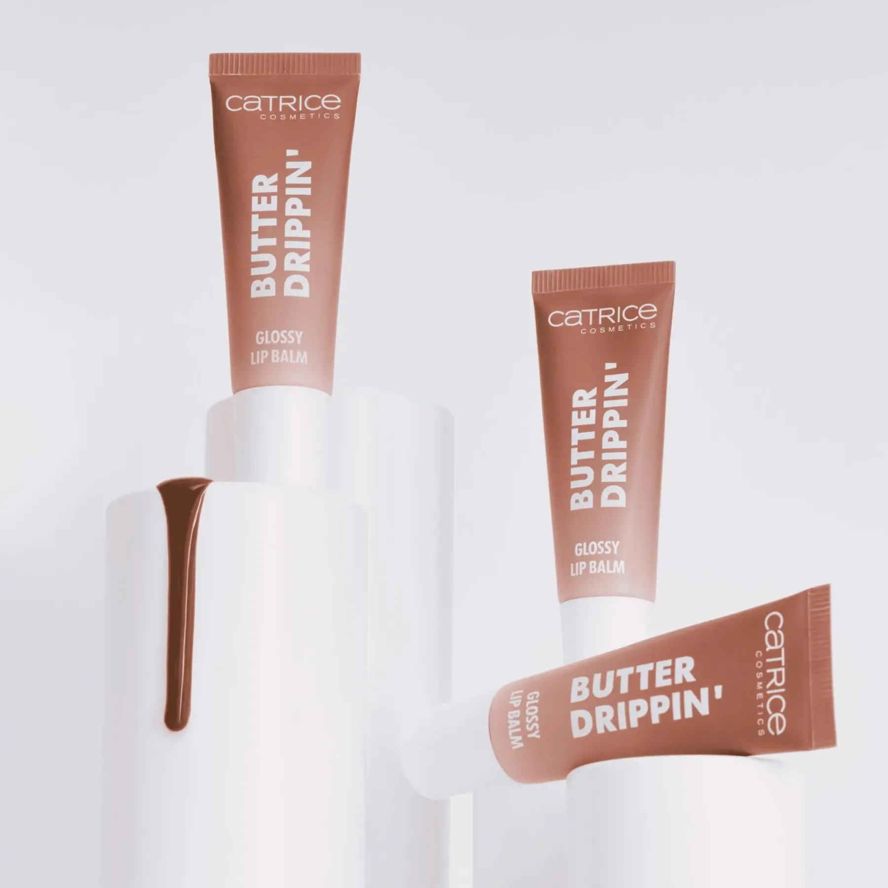 Hot Butter Drippin' Glossy Lip Balm 020 Maple Latte Vegan Pflege|Lippenbalsam