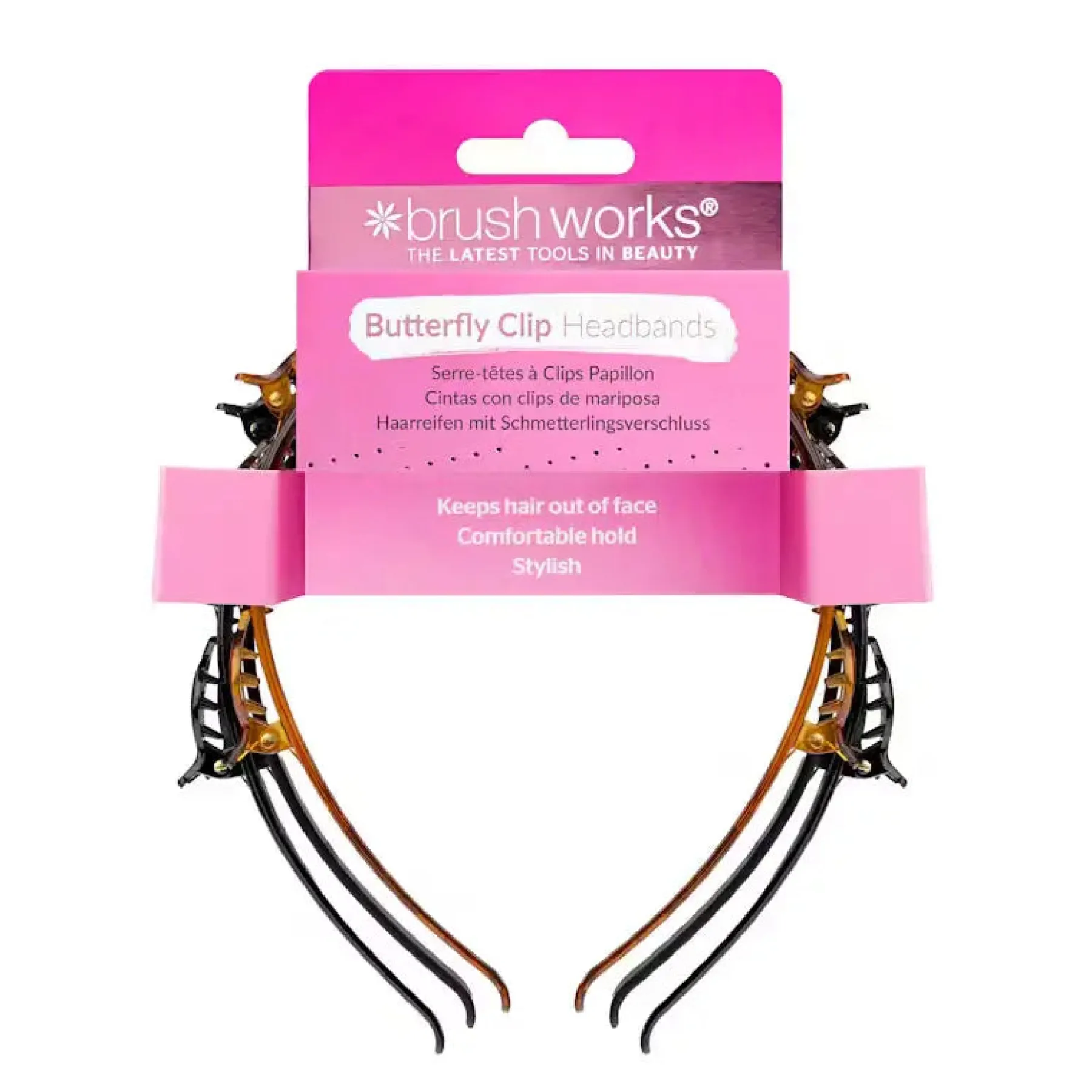 Hot Butterfly Clip Headbands Set Haarpflege-Routinen & Sets|Stirnbänder