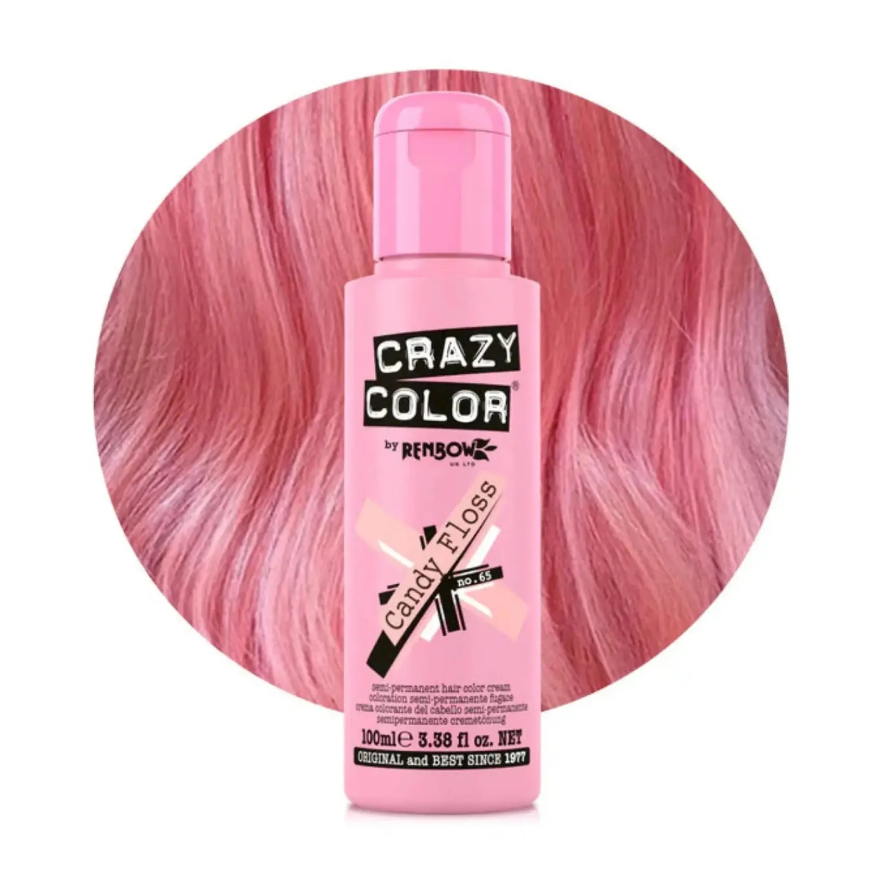 New 65 Candy Floss Haarfärbemittel|Vegane Haarpflege