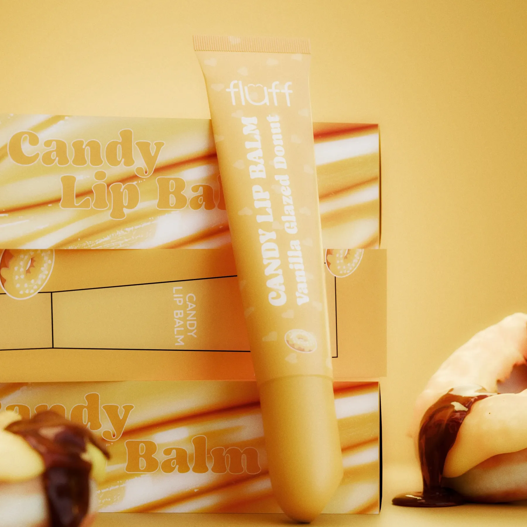 Sale Candy Lip Balm Vanilla Glazed Donut Lippenbalsam|Lippenbalsam