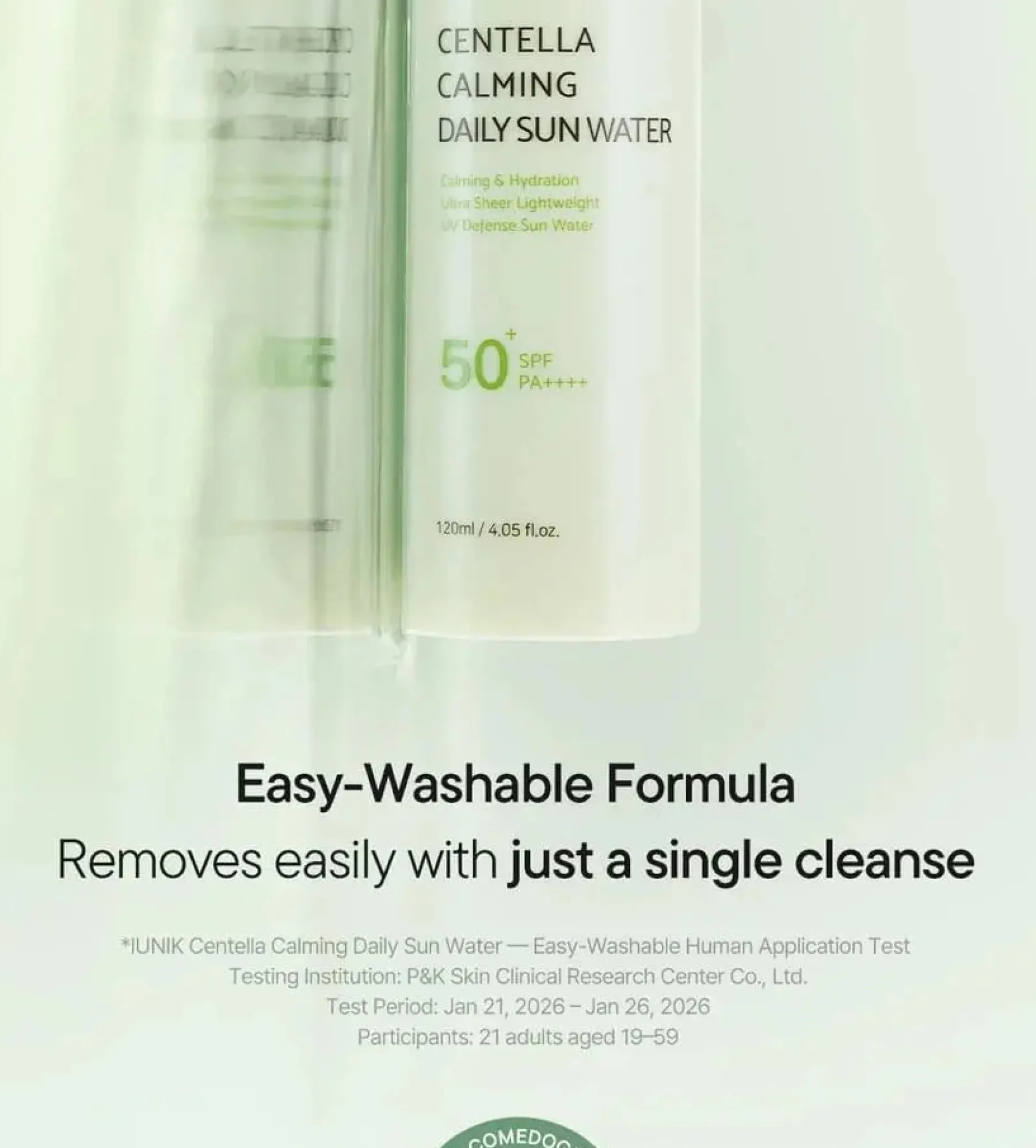 Sale Centella Calming Daily Sun Water Hauptzutat|Vegan Pflege