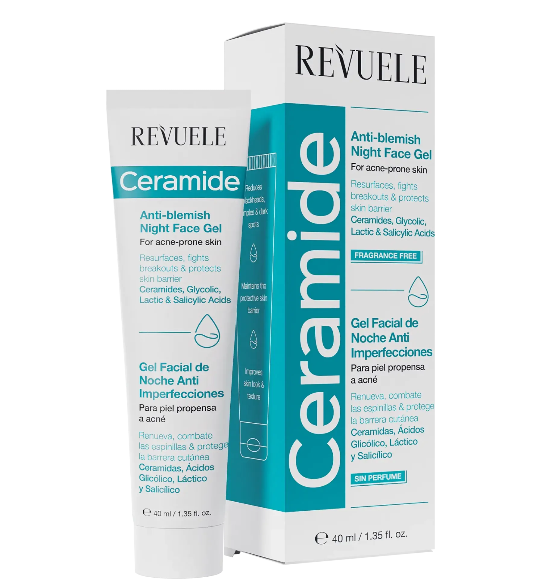Online Ceramide Anti Blemish Night Face Gel Vegan Pflege|Hauptzutat