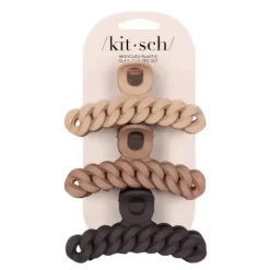 Chain Claw Clips 3pc Set Neutrals Haarpflege-Routinen & Sets|Haarspangen & -Clips