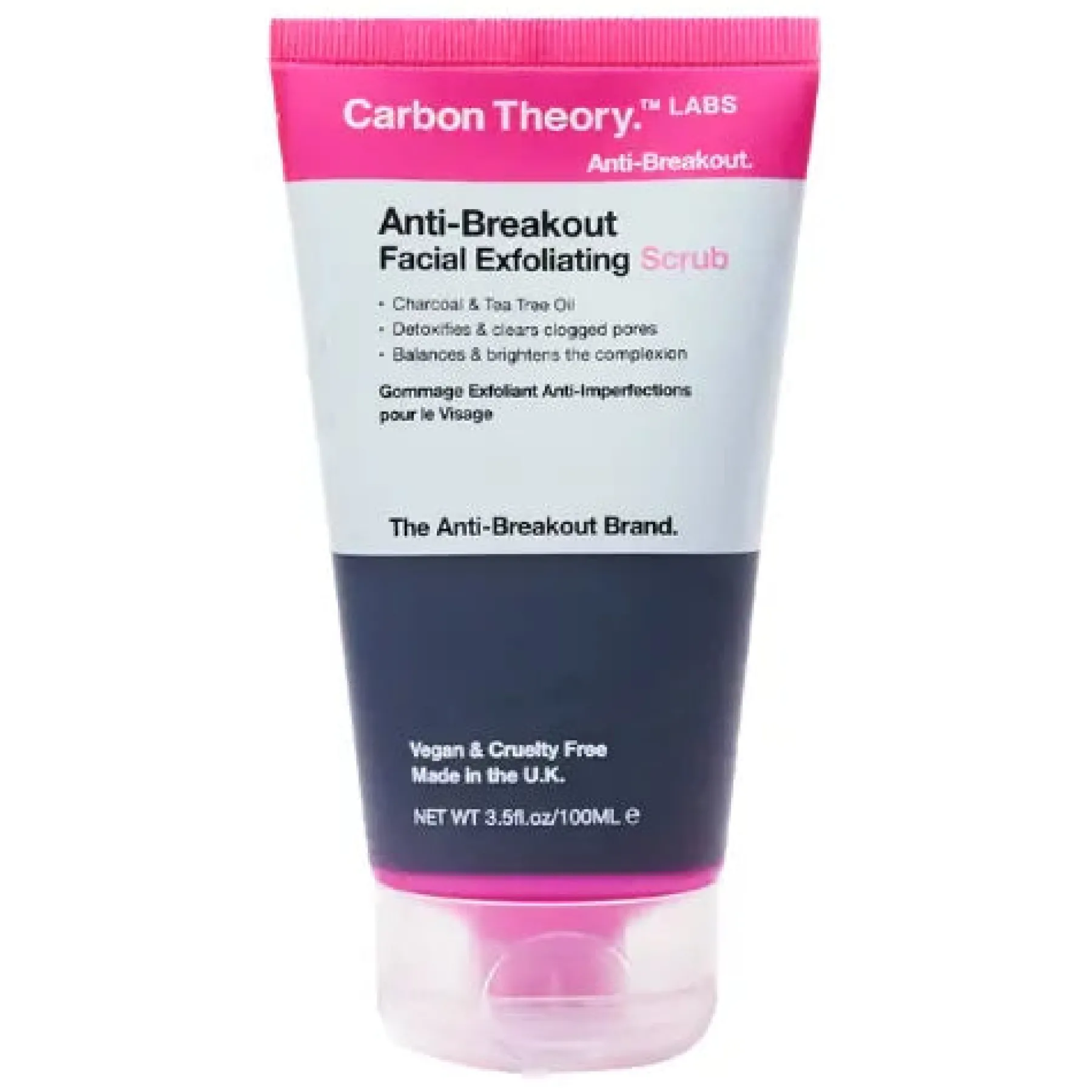 Best Charcoal & Tea Tree Oil Breakout Control Facial Exfoliating Scrub Vegan Pflege|Hautprobleme