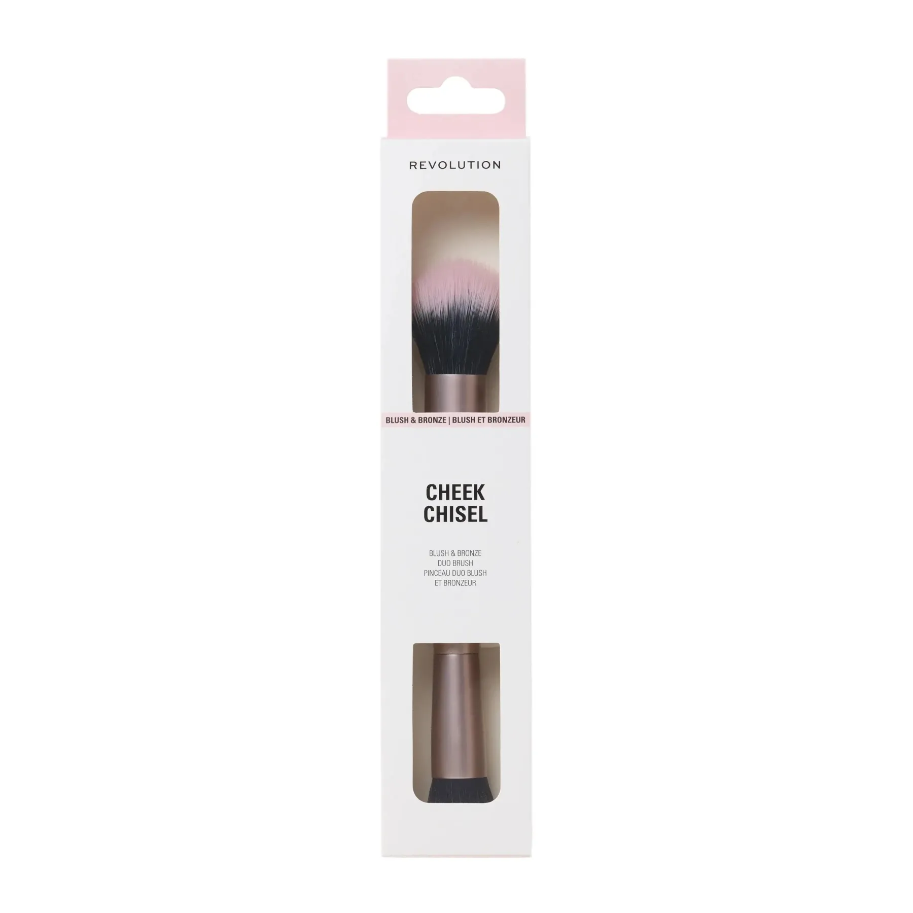 Clearance Cheek Chisel Blush & Bronze Duo Brush Tön Mehr|Rouge Pinsel