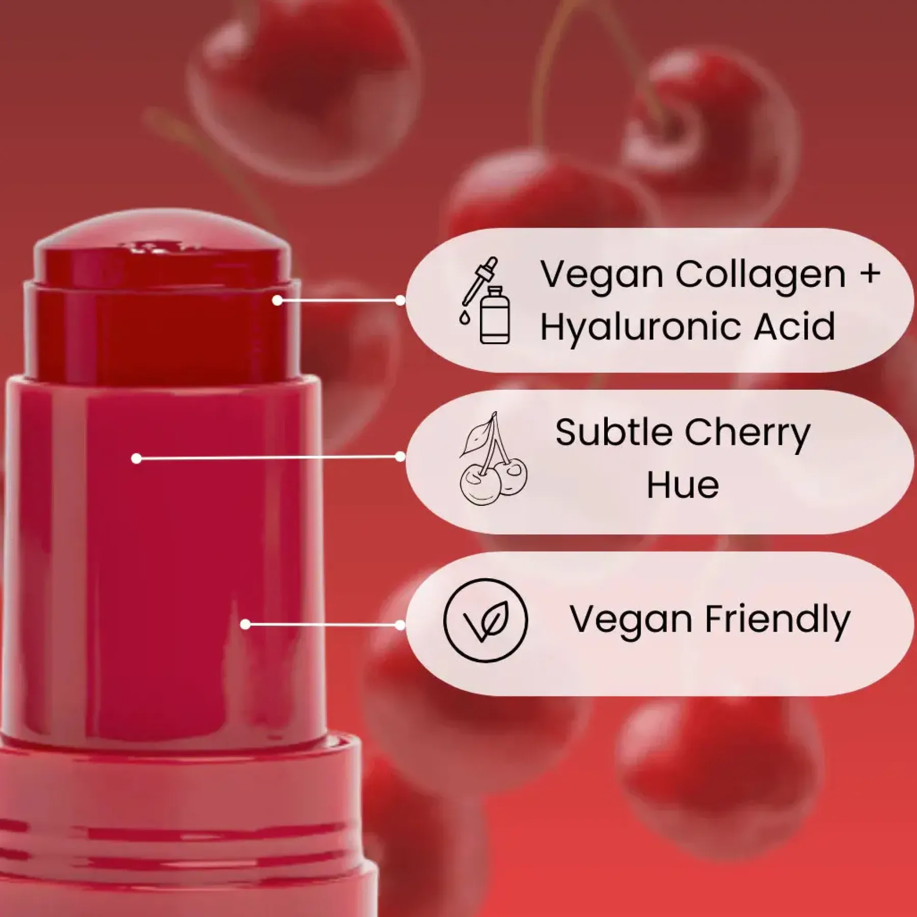 Clearance Cherry Bliss Jelly Lip Tint Lippenstift|Lip Tint