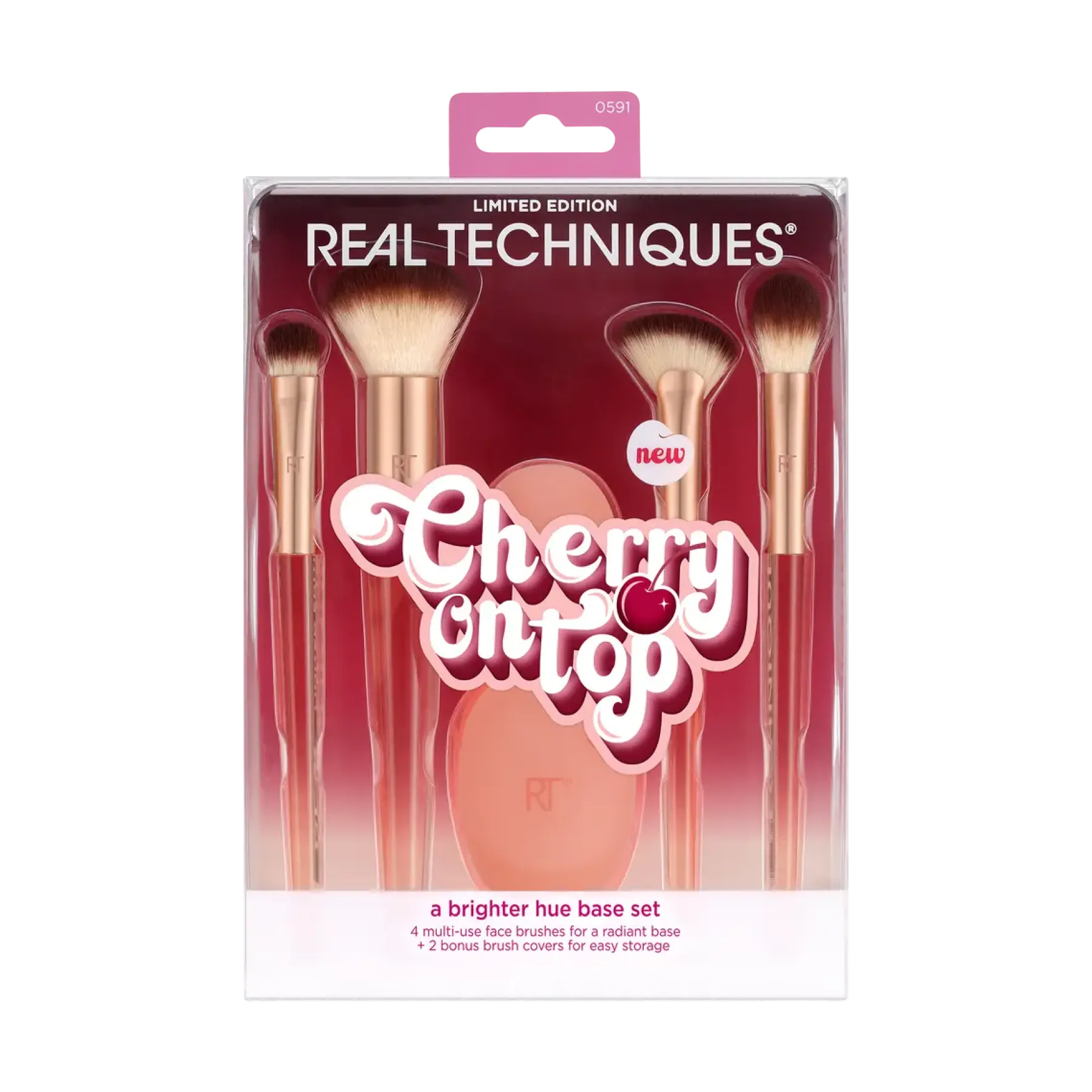 New Cherry On Top A Brighter Hue Base Set Tön Mehr|Makeup Pinsel Sets