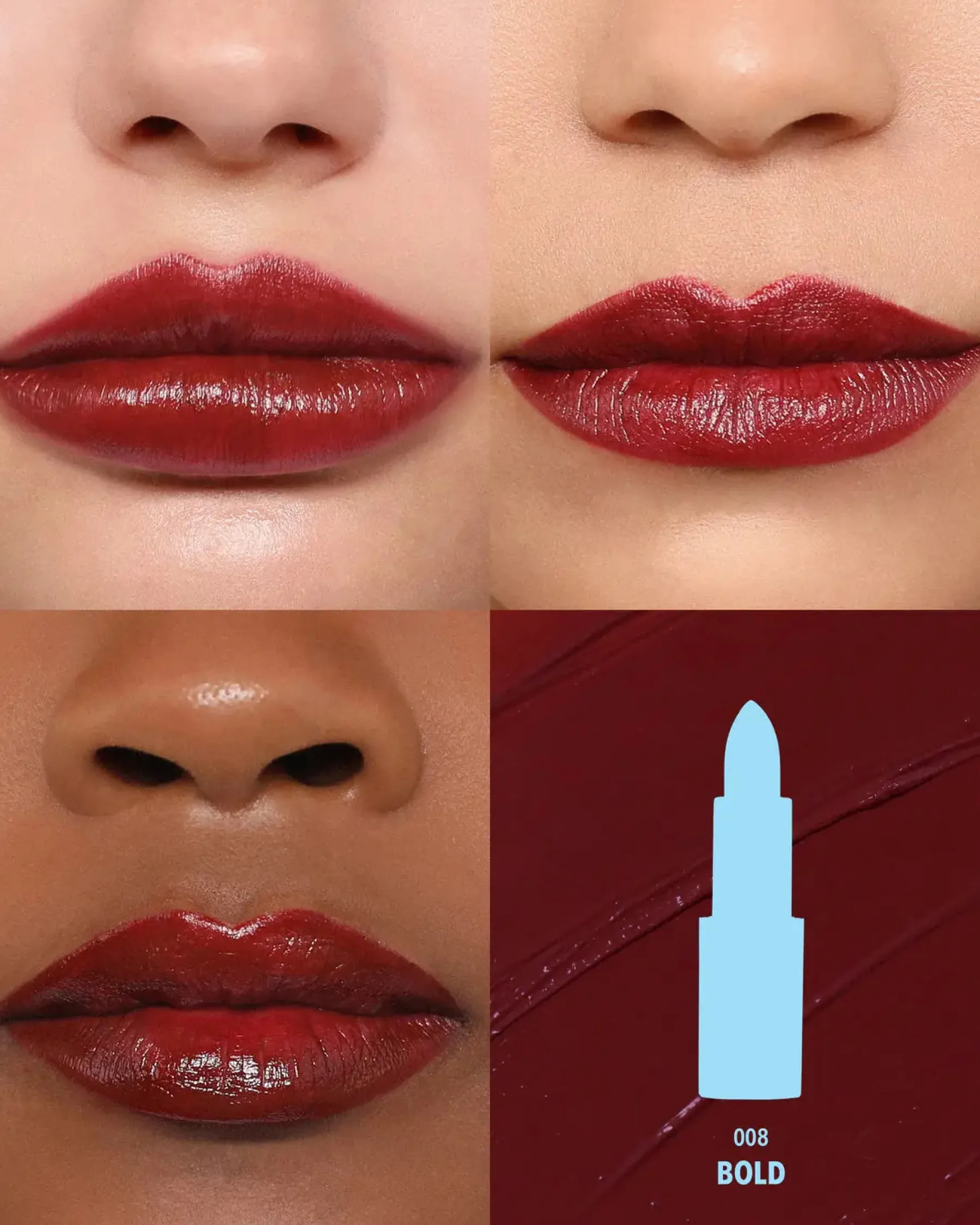 Chic Satin Lipstick 008 Bold Lippenstift|Veganer Lippenstifte