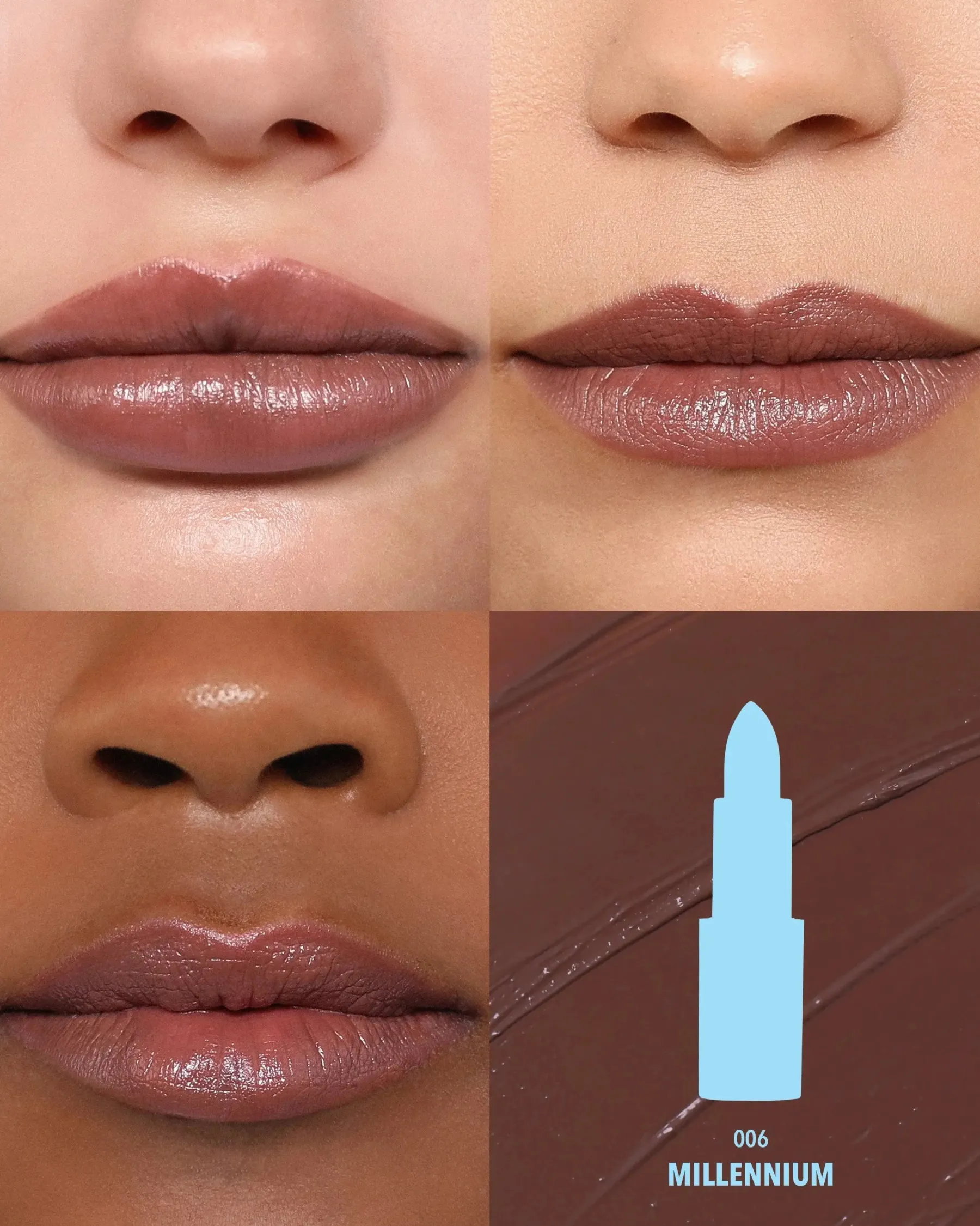 Chic Satin Lipstick 006 Millenium Lippenstift|Veganer Lippenstifte