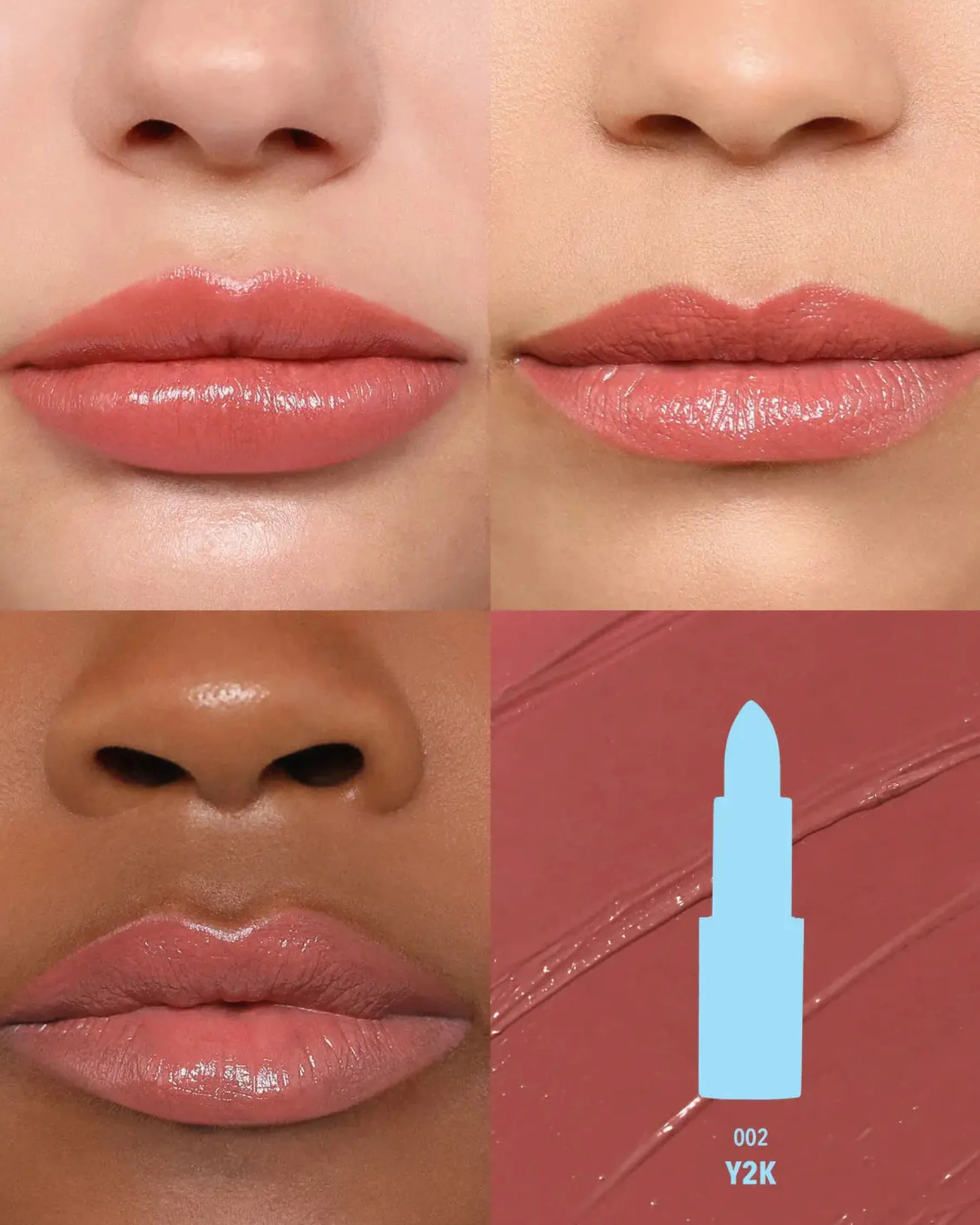 New Chic Satin Lipstick 002 Y2K Lippenstift|Veganer Lippenstifte