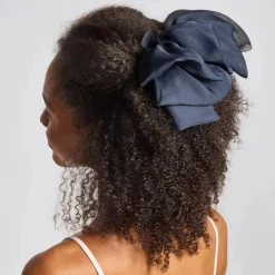 Clearance Chiffon Bow Hair Clip Blue Orchid Haarspangen & -Clips