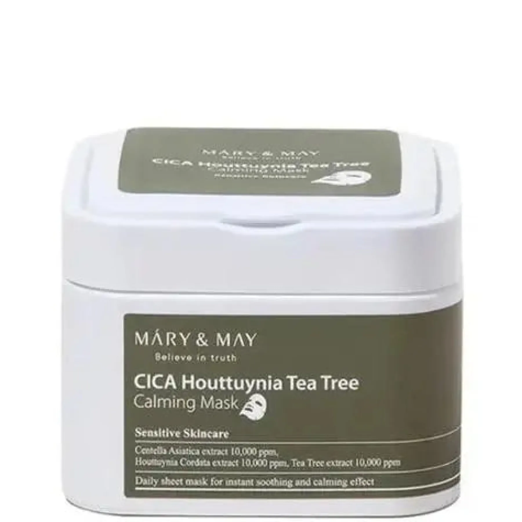 CICA Houttuynia Tea Tree Calming Mask Hauptzutat|Gesichtsmasken