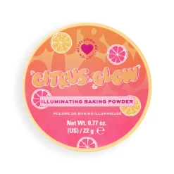 Outlet Citrus Glow Illuminating Baking Powder Make-Up Puder|Vegane Makeup Puder