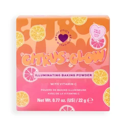 Outlet Citrus Glow Illuminating Baking Powder Make-Up Puder|Vegane Makeup Puder