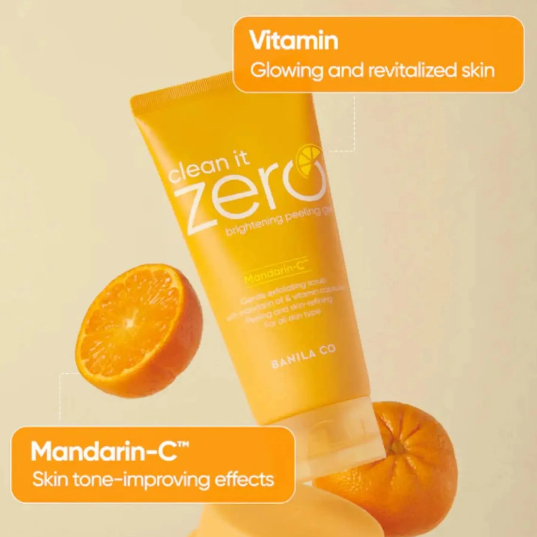 Best Clean It Zero Brightening Peeling Gel Vegan Pflege|Gesichtsmasken