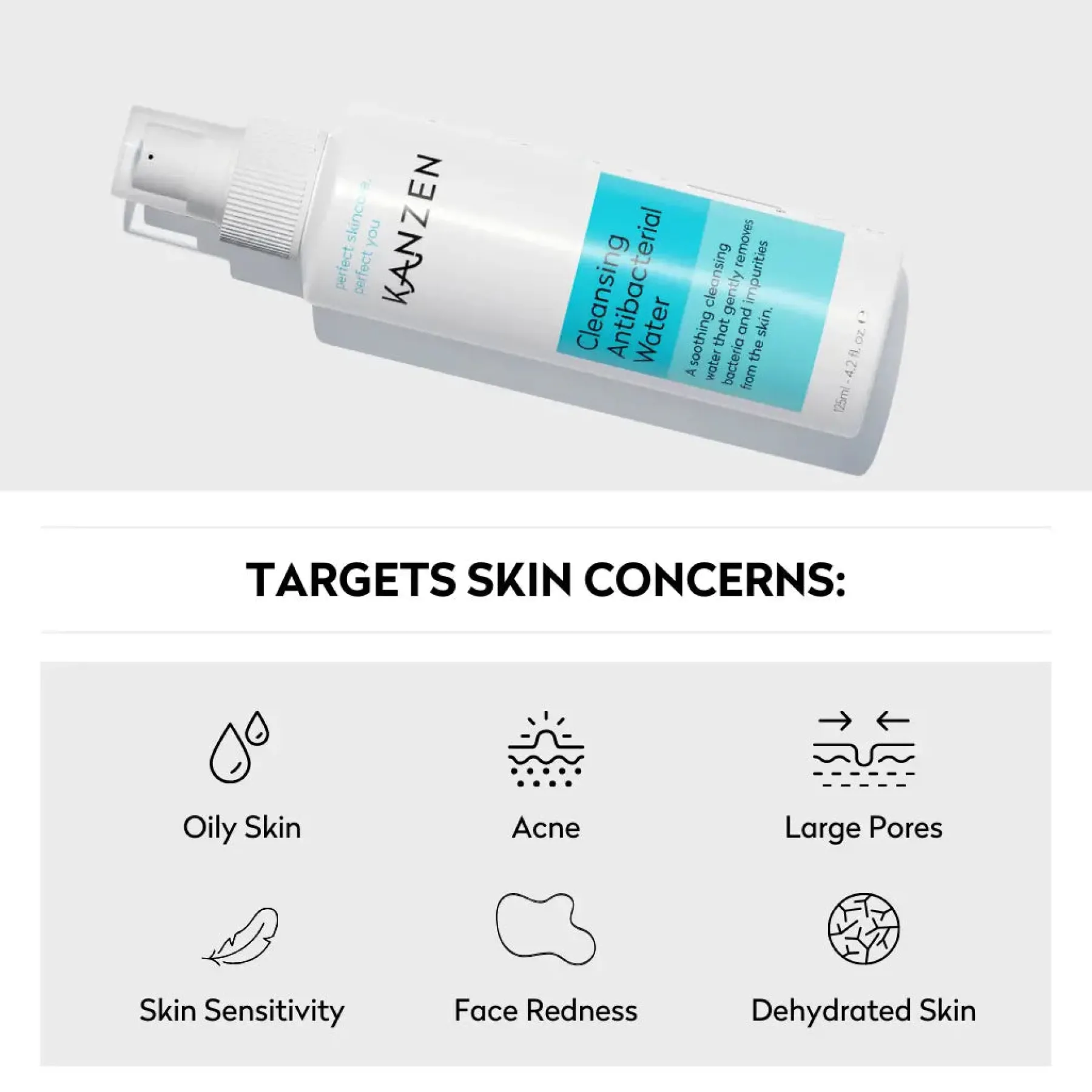 Hot Cleansing Antibacterial Water 30 ml. Hauptzutat|Reinigungsmittel