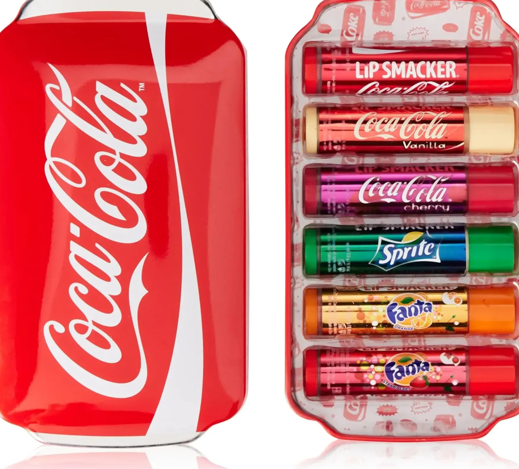 Clearance Coca Cola Tin Box Makeup Sets|Lippenbalsam