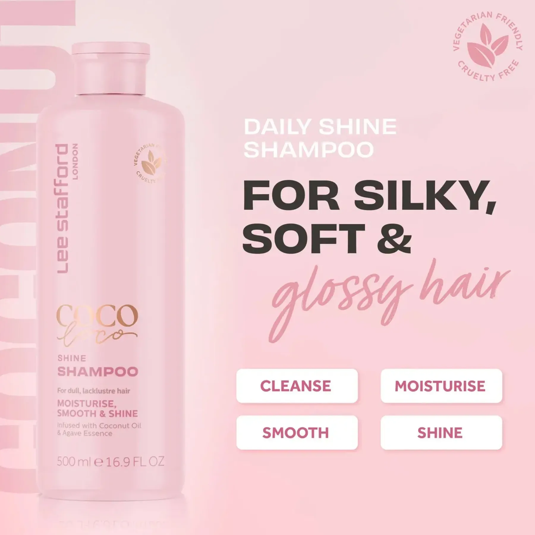 Hot CoCo LoCo & Agave Shine Shampoo 500 ml. Haarprobleem|Shampoo