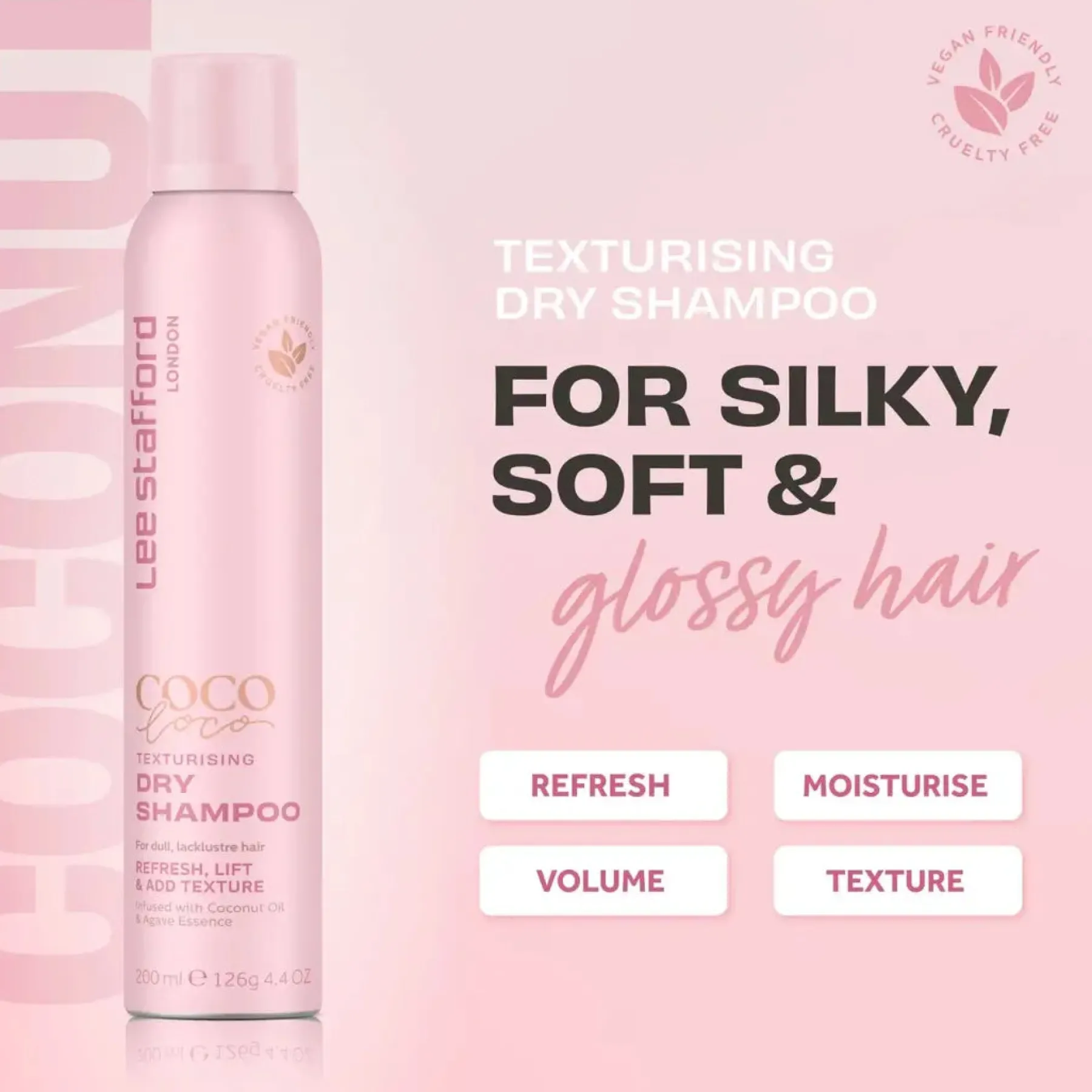 Outlet CoCo LoCo & Agave Texturising Dry Shampoo Shampoo|Vegane Haarpflege