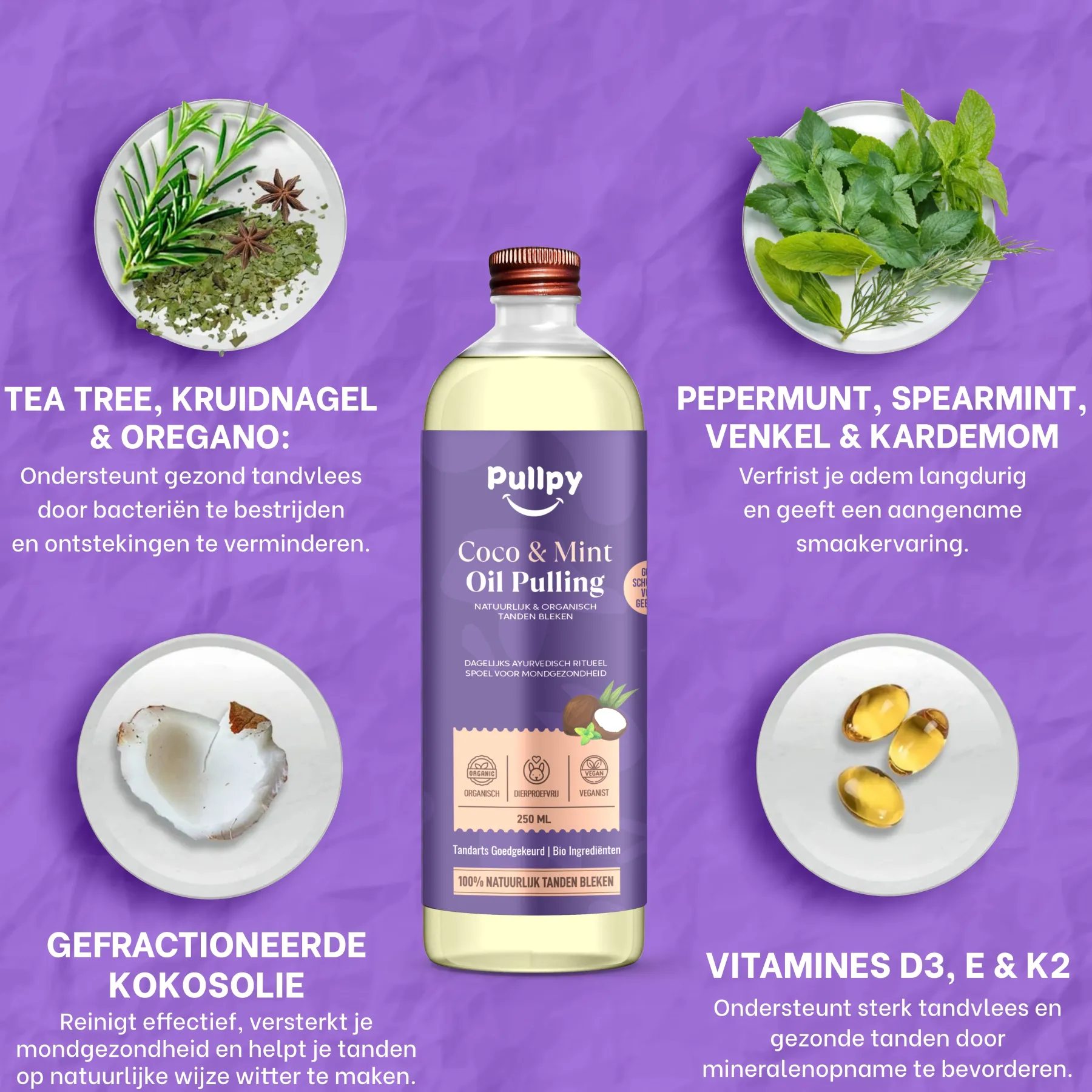 Outlet Coco Munt Oil Pulling Mondspoeling Vegan Pflege|Zahnaufhellung