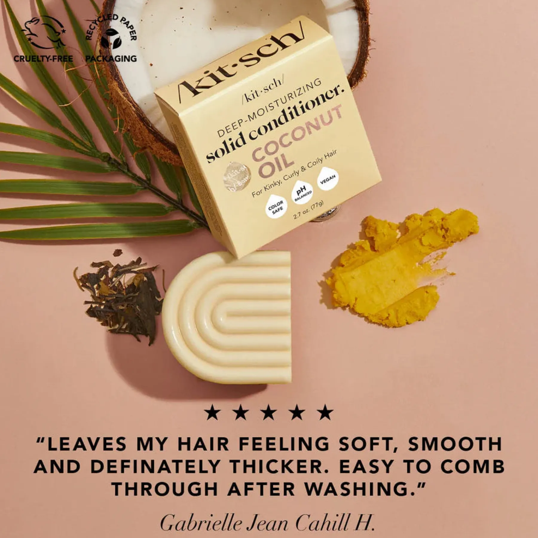 Online Coconut Oil Deep Moisturizing Solid Conditioner Bar Hauptzutat|Hoofdingrediënt Haircare