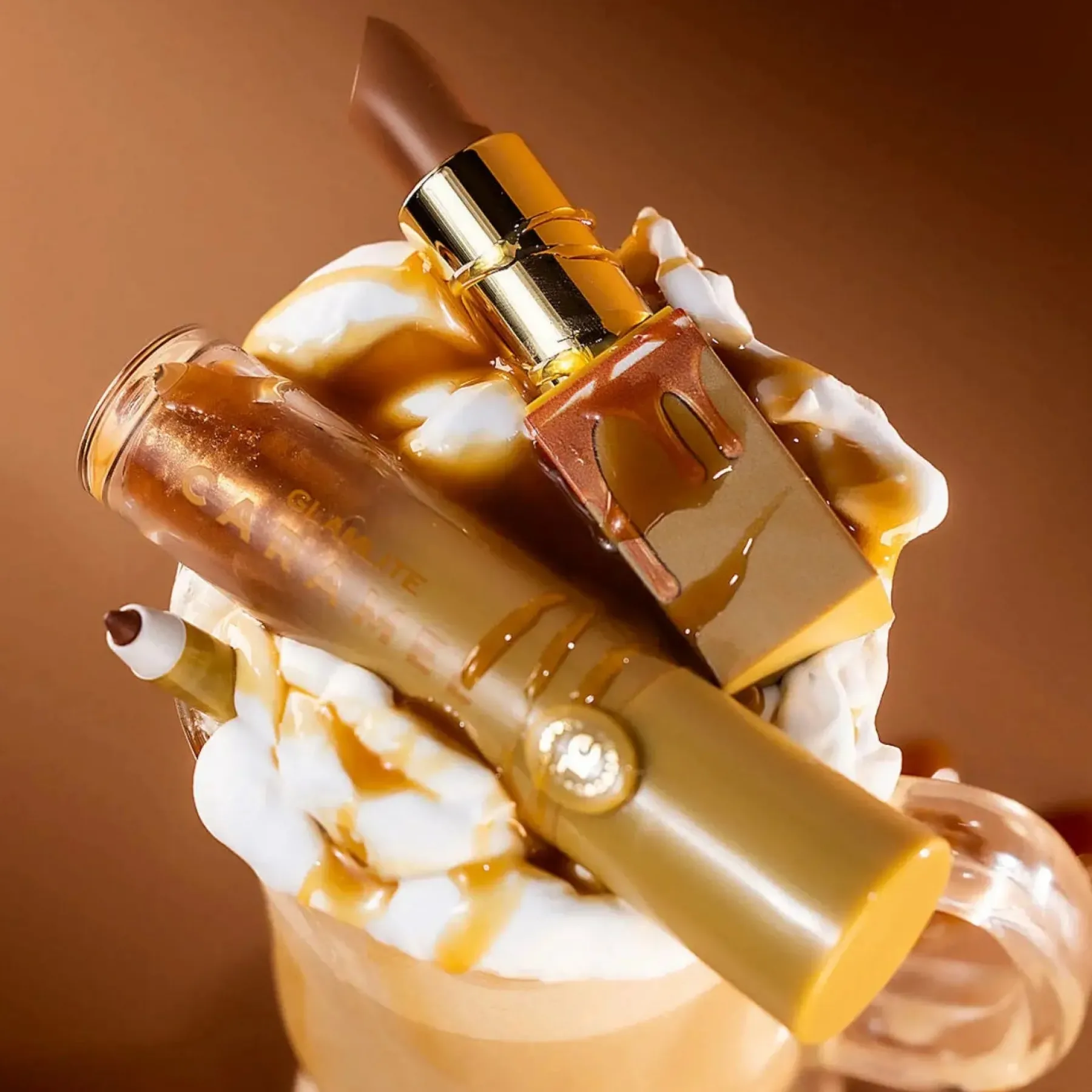 Best Coffee Lip Kit Caramel Frappe Makeup Sets|Lippenstift