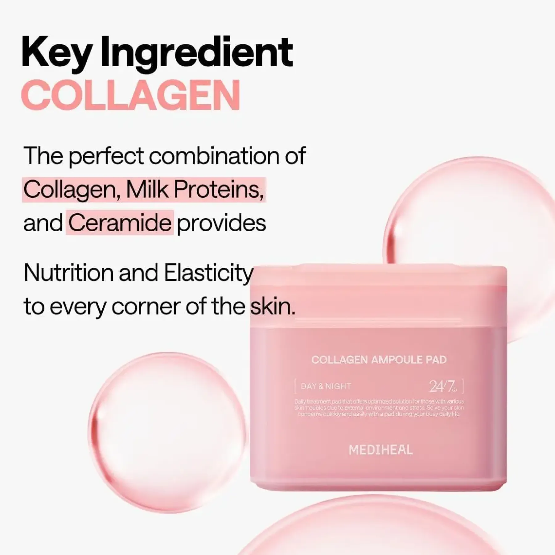 Collagen Ampoule Pad Hauptzutat|Toner Pads