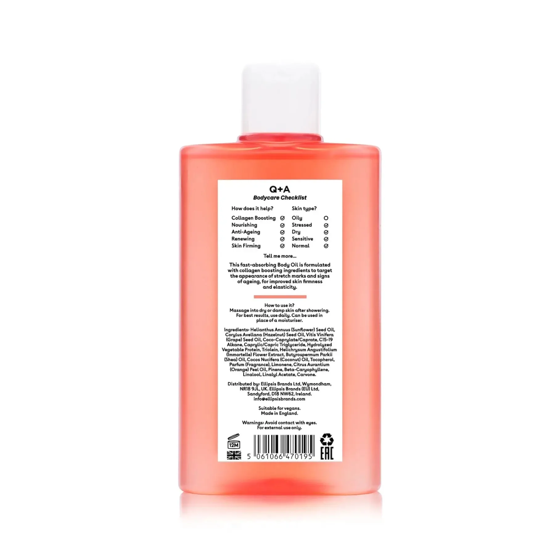 Sale Collagen Body Oil Hauptzutat|Everything Shower