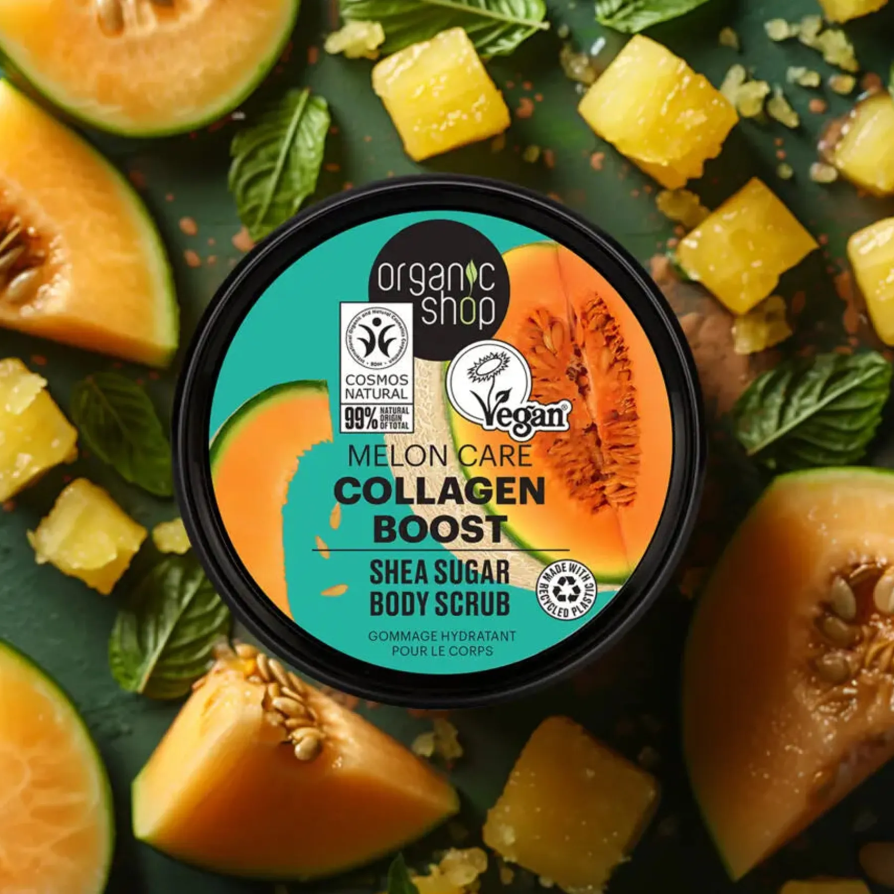 New Collagen Boost Shea Sugar Body Scrub Körperpeelings|Hauptzutat