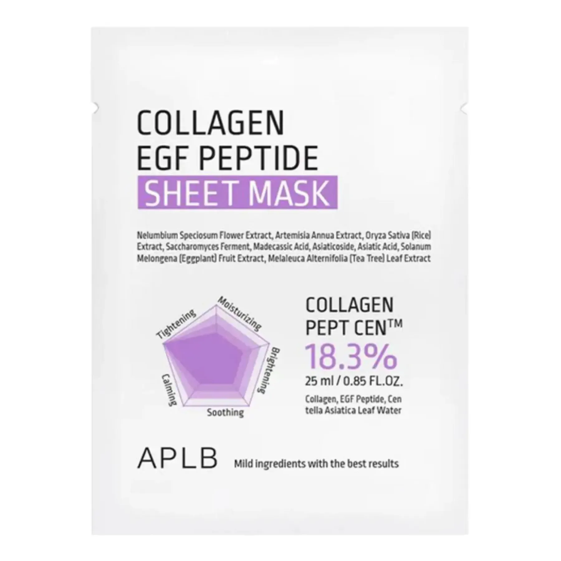 New Collagen Egf Peptide Sheet Mask Hauptzutat|Gesichtsmasken