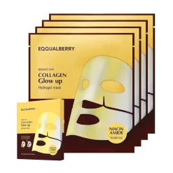 Sale Collagen Glow Up Hydrogel Mask 4-Pack Hauptzutat|Gesichtsmasken