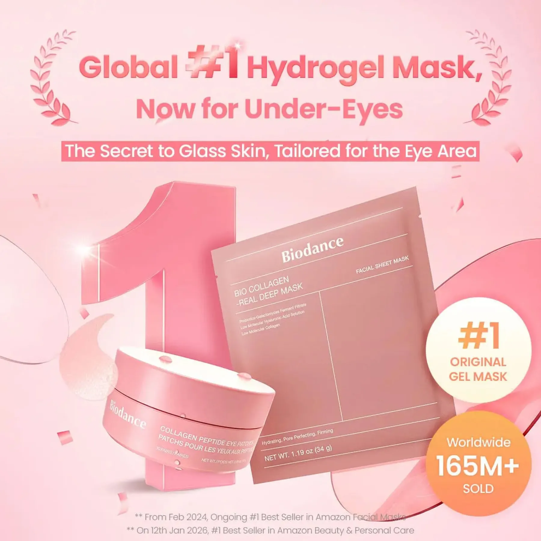 Online Collagen Peptide Eye Patches Hauptzutat|Gesichtsmasken