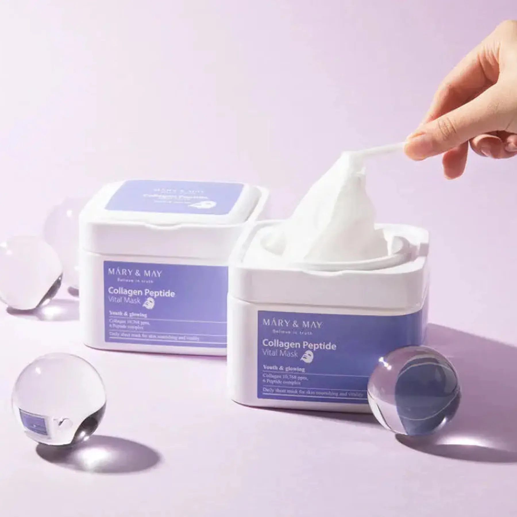 New Collagen Peptide Vital Mask Hauptzutat|Gesichtsmasken